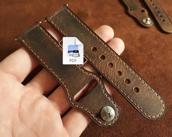 Leather Watch Strap PDF Pattern