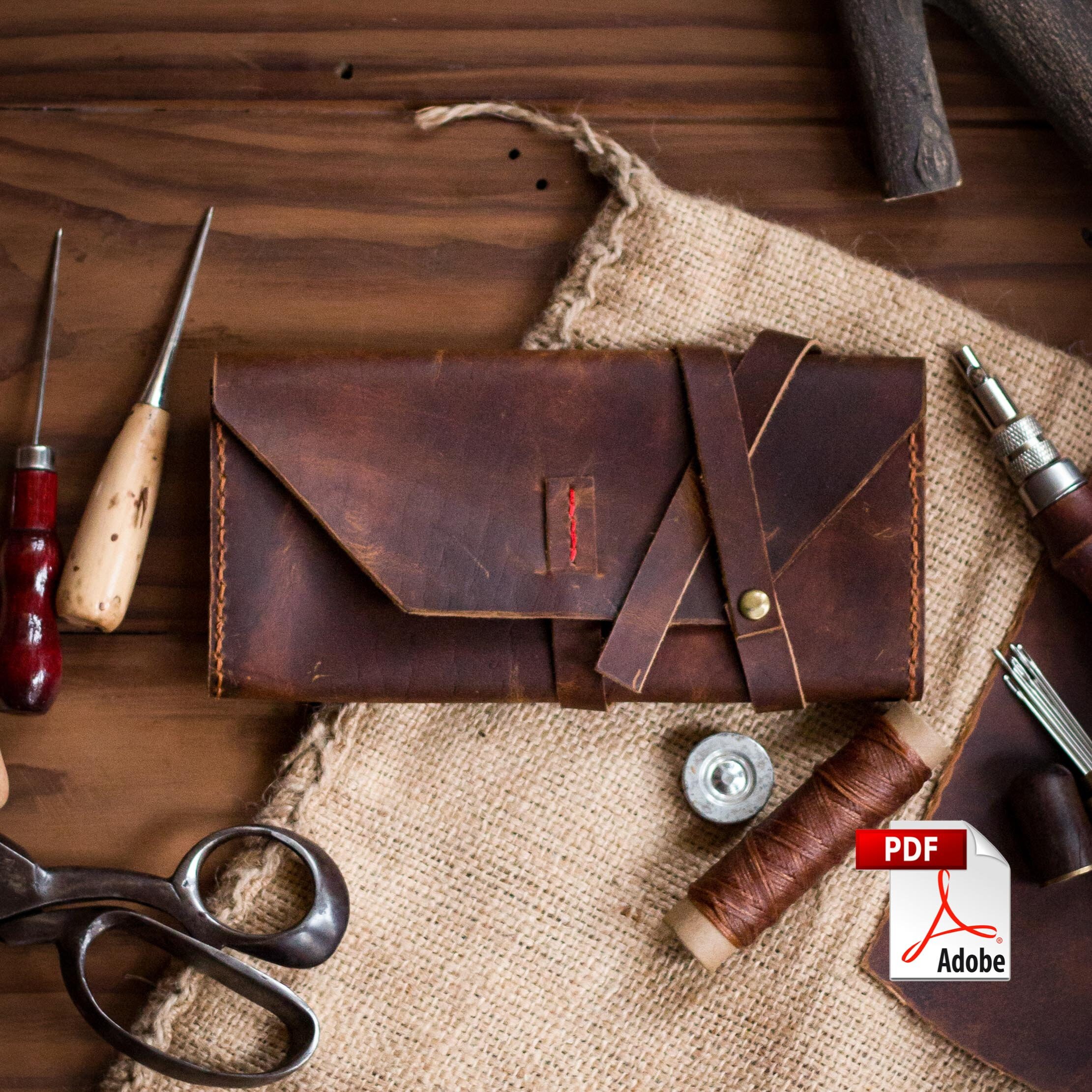 Leather Clutch PDF Pattern