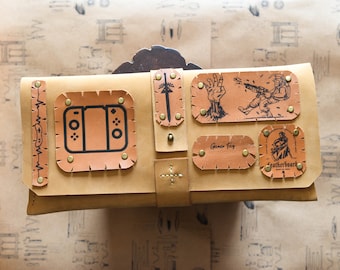 Leather Nintendo Switch Case - Etsy