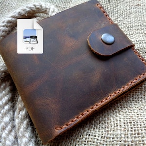 Patrón PDF Cartera de cuero