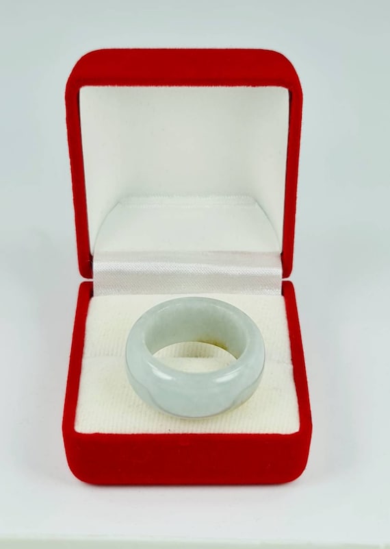 Rare Jadeite Round Ring Band (US Size 10) Grade A… - image 2
