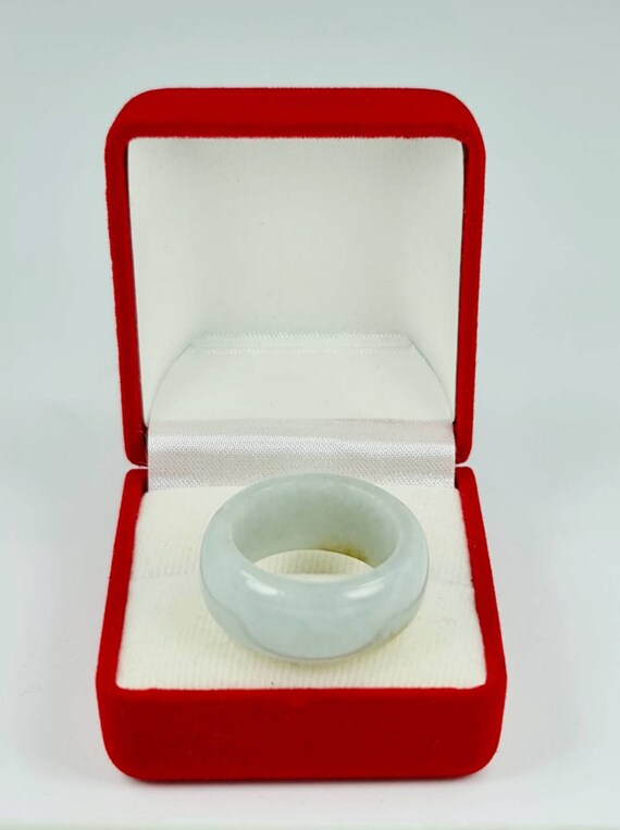 Rare Jadeite Round Ring Band (US Size 10) Grade A… - image 4