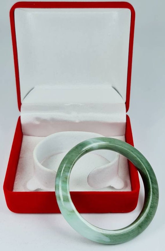 54.7mm Rare Natural Translucent Icy Imeprial Gree… - image 3