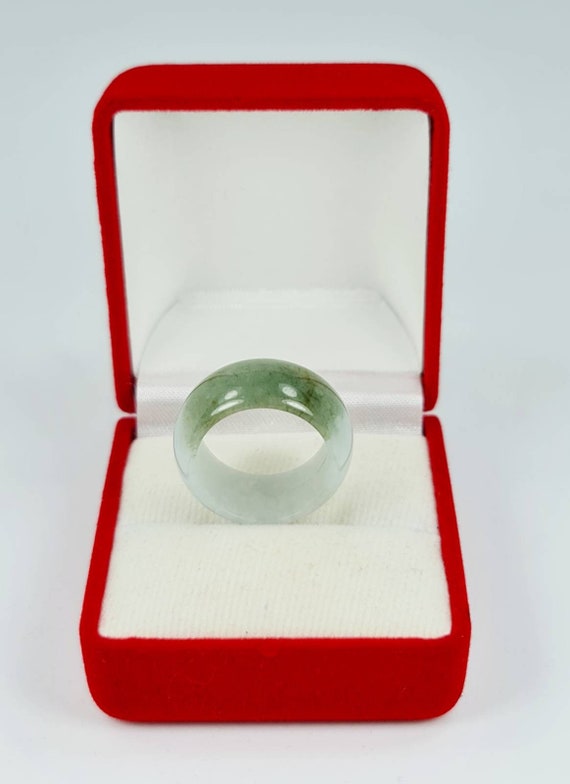 Jadeite Round Ring Band (US Size 7) Grade A Jade T