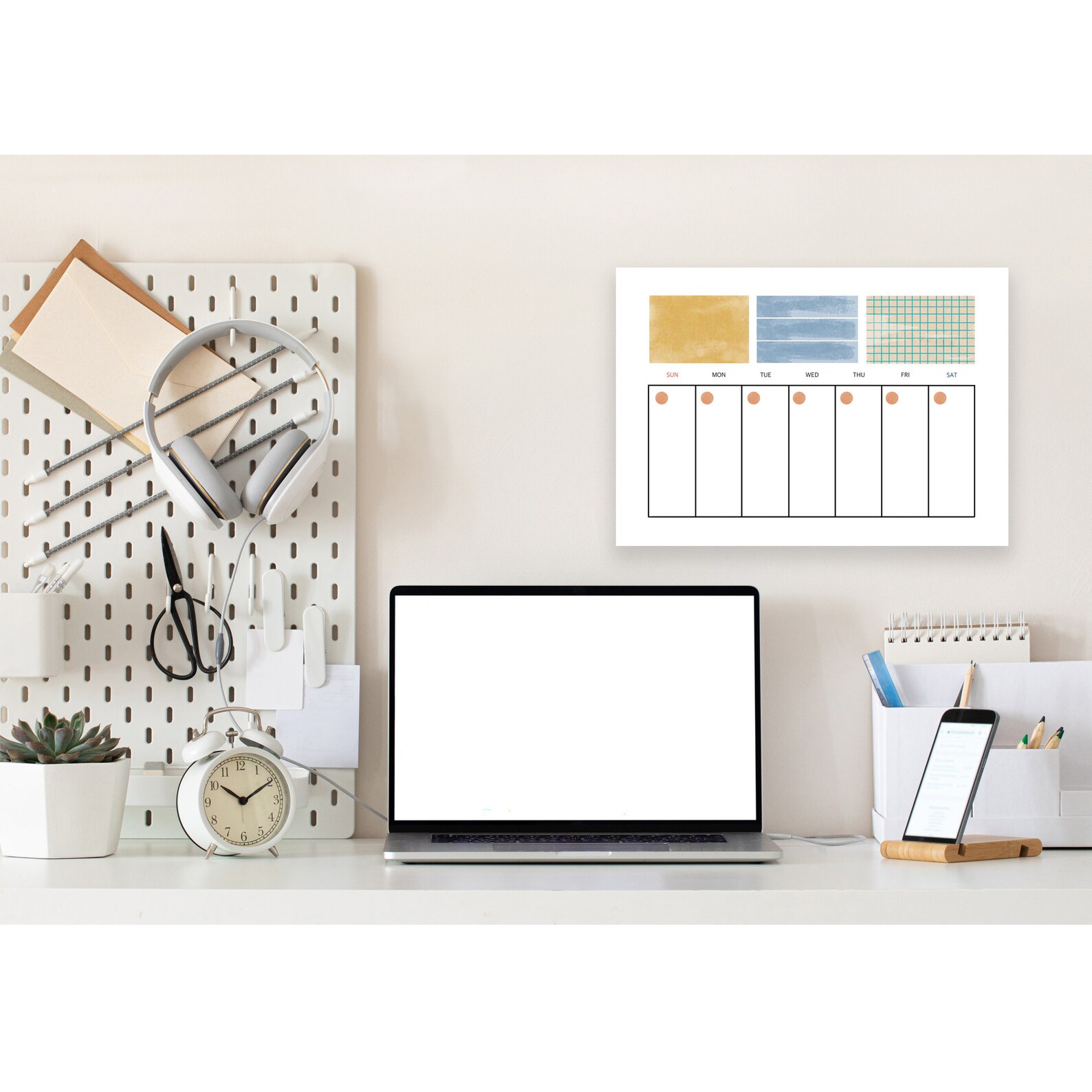 Illust design planner/wall weekly planner/desk planner Etsy