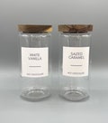 Borosilicate Glass Pantry Jar: Acacia Wood Lid, Airtight Canister
