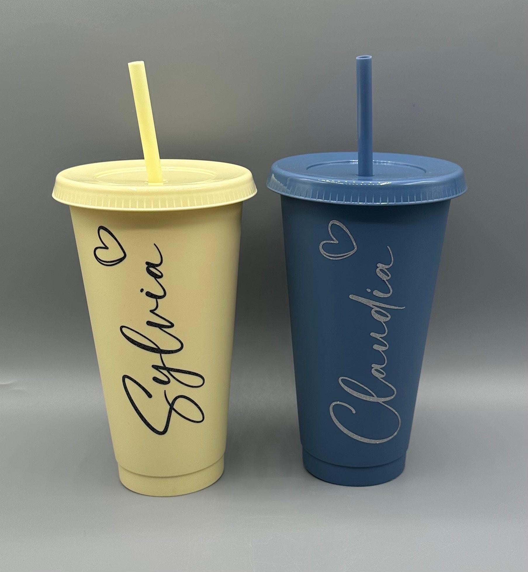 Personalised Cold Cup With Straw, Starbucks Inspired, Pastel Colours, Names  Plastic Tumbler, Cold Cup, 24oz Reusable Cold Cup, Starbucks Cup 