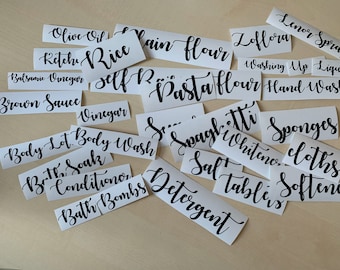 PERSONALISED VINYL LABELS | Label Organisation