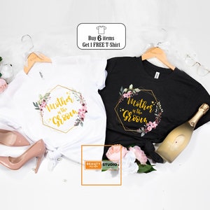 Funny Bride and Groom Shirts, Mother of the Groom Outfits, His and Her Shirts, Wedding Outfits for Mother of the Groom, Groom Squad Shirts