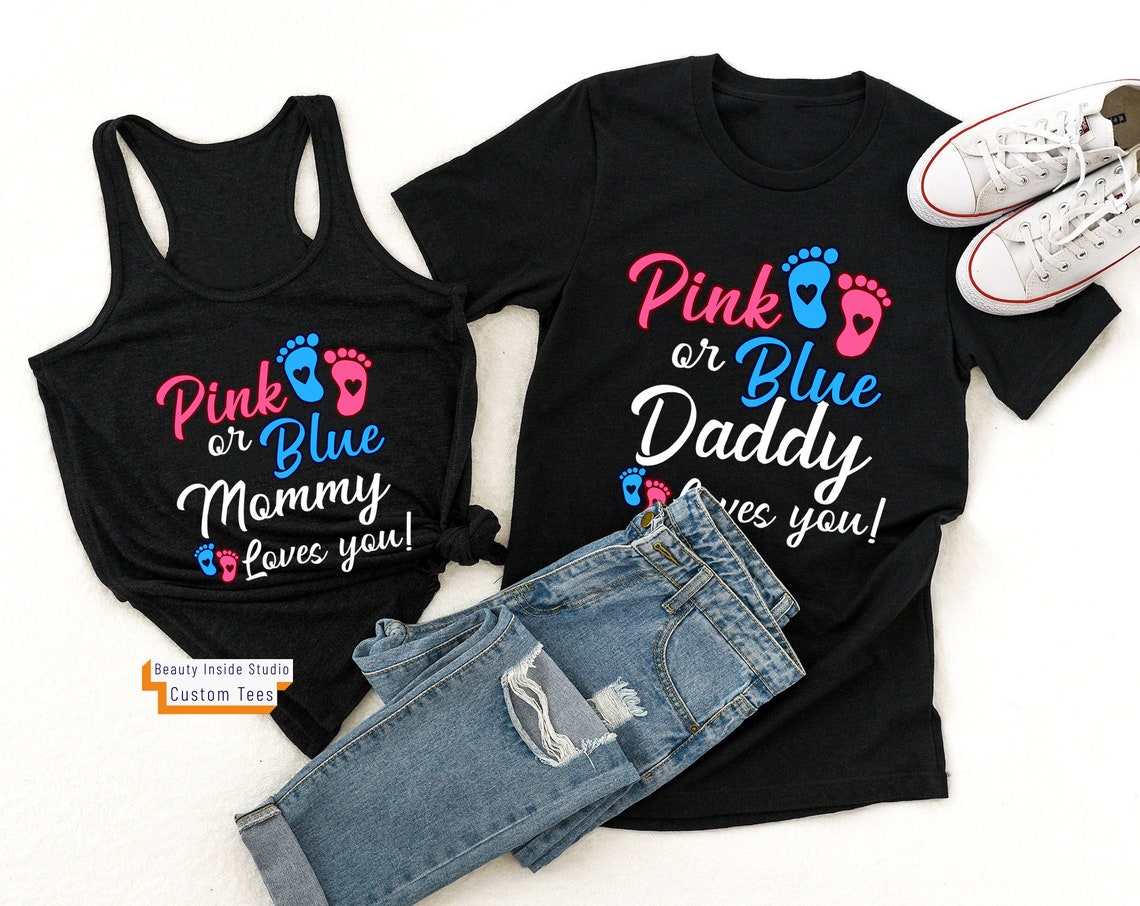 Gender Reveal Shirts Team Boy Shirts Team Girl Shirts Etsy