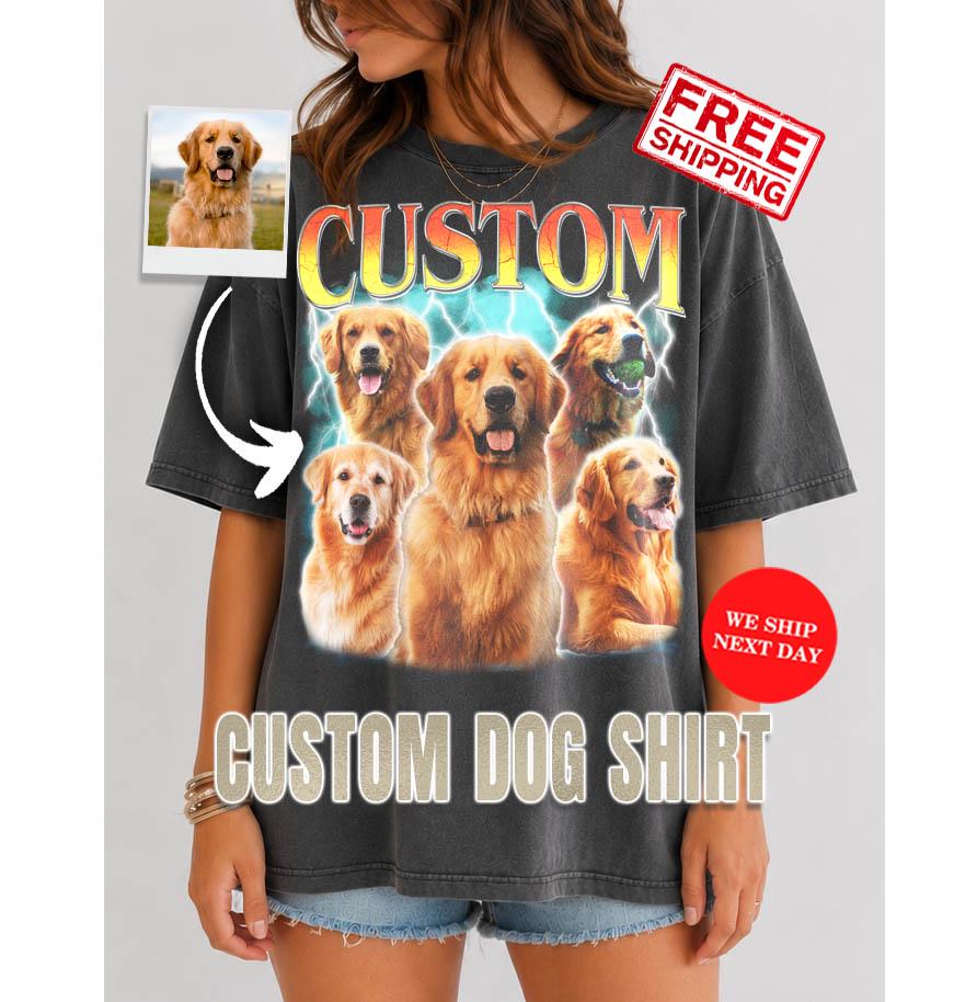 Collage T Shirt Dog - Etsy