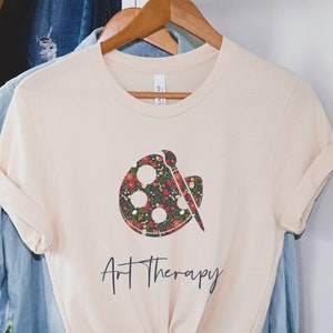 Art therapy shirt, hoodie, sweatshirt, tank top, gift, art therapist, painting, drawing, painter, art teacher
