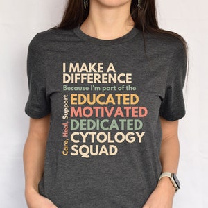 Cytology Squad shirt, long sleeve, sweatshirt, hoodie, gift, I make difference, Cytologist, lab tech, Medical Laboratory