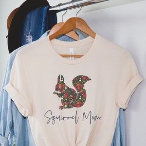 Squirrel mom shirt, sweatshirt, hoodie, tank top, gift, squirrel mama, pet owner, cute present for squirrel lover