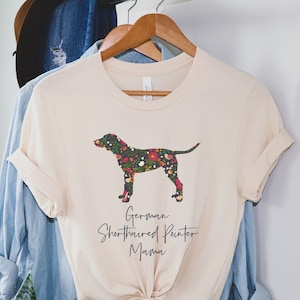 German Shorthaired Pointer mama shirt, hoodie, sweatshirt, tank top, gift, dog mom, pet lover, dog owner tee, GSP