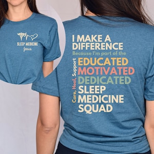 Personalized Sleep Medicine Squad shirt, long sleeve, sweatshirt, hoodie, gift, pocket custom name Sleep Technologist, sleep tech, sleep lab
