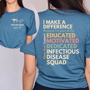 Personalized Infectious disease Squad shirt, long sleeve, sweatshirt, hoodie, gift, pocket custom name Infectious disease nurse, doctor