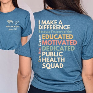 Personalized Public health Squad shirt, long sleeve, sweatshirt, hoodie, gift, front and back custom name Phn nurse, epidemiology