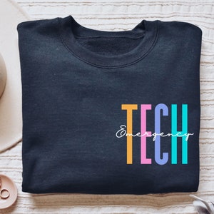Emergency tech shirt, long sleeve, sweatshirt, tank top, hoodie, gift, pocket Emergency technician, ER tech, emt, Emergency room