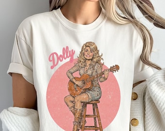 Dolly Graphic Shirt, Retro Dolly T-shirt, Country Music Shirt, T-shirt, Hoodie, Sweatshirt, Long Sleeve, Gift sku3 16