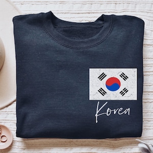 Korea flag shirt, hoodie, sweatshirt, tank top, gift, pocket, Korea travel, Korean apparel, clothing