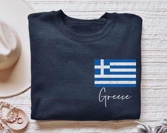Greece flag shirt, hoodie, sweatshirt, tank top, gift, pocket, Greece travel, Greece apparel, clothing