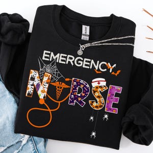 Emergency nurse Halloween shirt, hoodie, sweatshirt, tank top, gift, ER, Emergency room
