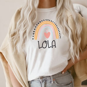 Lola shirt, hoodie, sweatshirt, tank top, gift, Mothers Day, grandmother gift, Filipino grandma, rainbow, grandparents