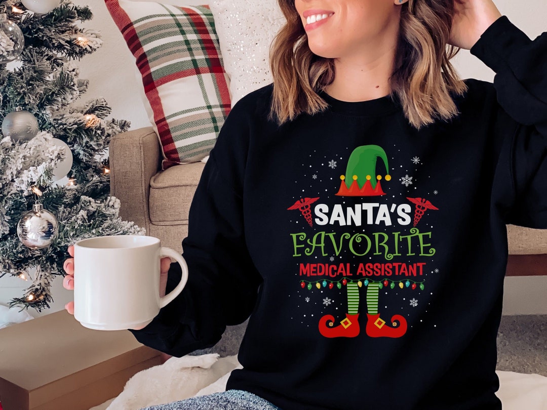 Medical Assistant Christmas Shirt Hoodie Sweatshirt Tank Etsy