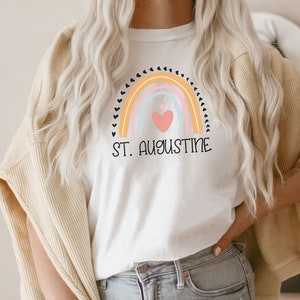 St. Augustine shirt, hoodie, sweatshirt, tank top, gift, rainbow, St. Augustine Beach, travel, vacation, vacay