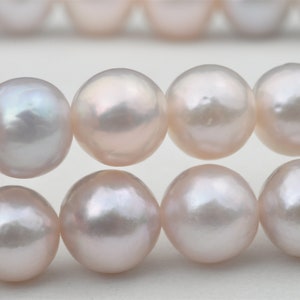 Freshwater Pearl Strand With Natural White Color,Edison Pearl Strand For Necklace Design---AGC005
