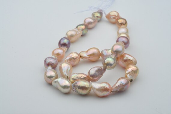 9-13MM Natural Large Freshwater Pearls With Metallic Color