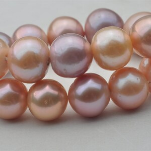 Kasumi Like Pearl Strand For Necklace Design,Natural Metallic Color Baroque Loose Pearl Strand---HQM035