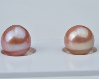 Edison Pearl Coppia con colore viola rosato metallizzato naturale---ASD005