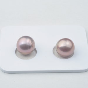 Natürliche Metallic Farbe in der Nähe von runden Edison Perlen---BHX031