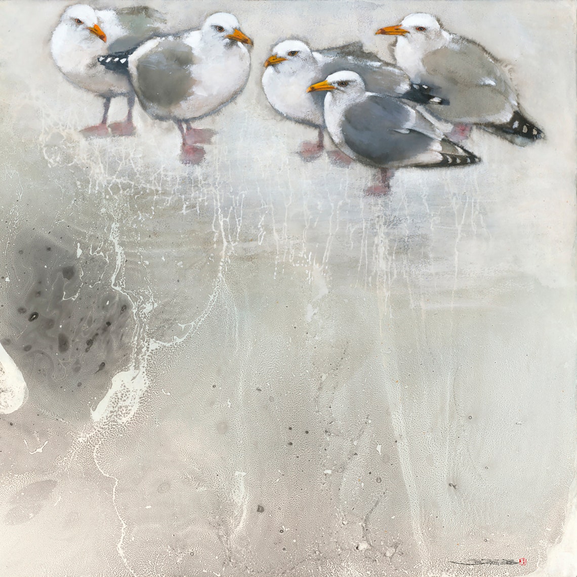 Coastal bird Large Wall Art Painting Home Decor Art Gift Etsy