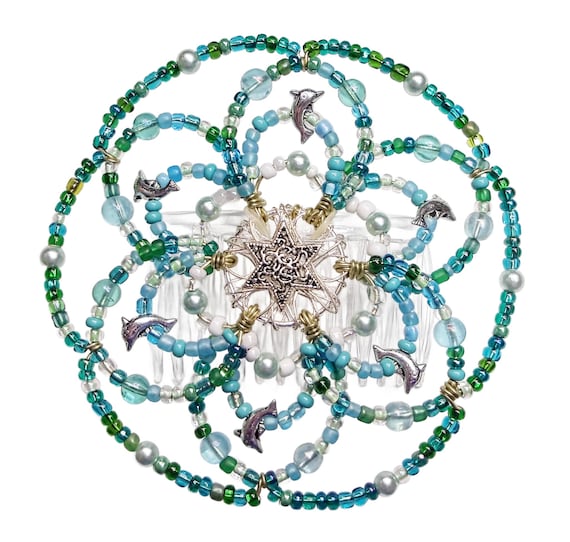 Ladies Beaded Kippah -  display picture 3