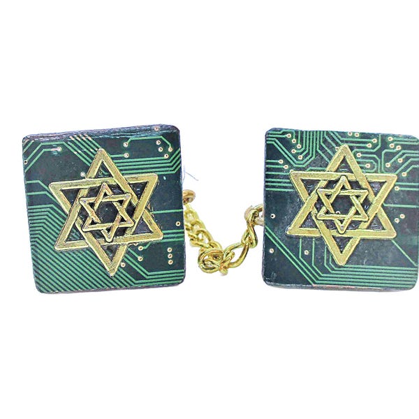 Circuit Board Tallit Clips