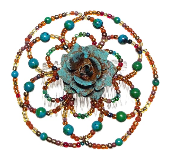 Ladies Beaded Kippah -  display picture 3