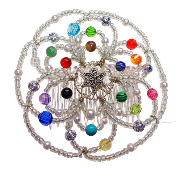 New handmade beaded kippah judaica Amazon.com: Women Kippah Handmade Beaded Kippah yarmulke  main image 3