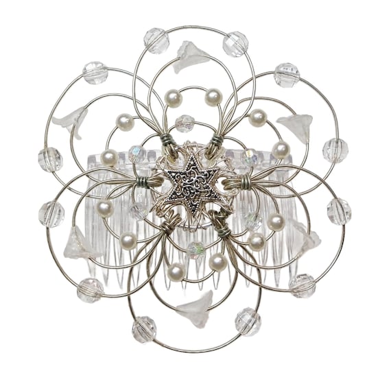Lightweight Ladies Beaded Kippah -  display picture 1