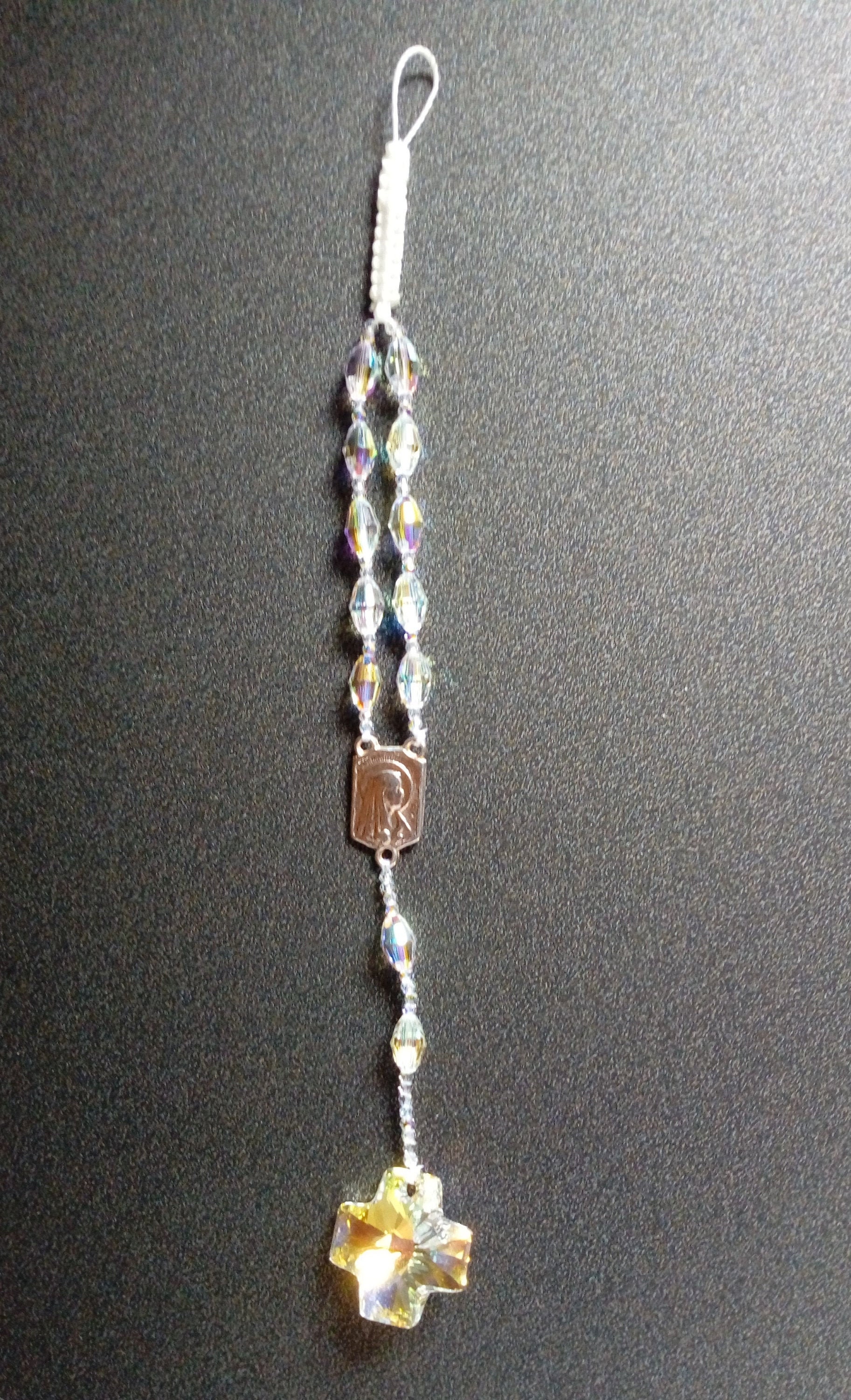 Dizainier Décoratif Cristal Swarovski/Miniature Rosary Crystal Swarovski