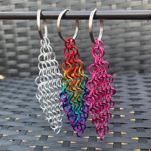 Diamond Chainmail Keychain