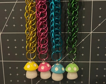 Mushroom Chainmail Keychain