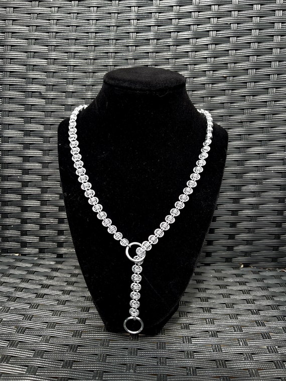 Chainmail Lariat Necklace