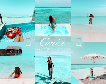 7 Premium Cruise Presets Lightroom mobile Preset Photo Filter for Instagram Preset