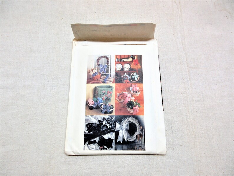 Christmas Craft Patterns From the 1980s and 1990s. Lot of 2 Uncut