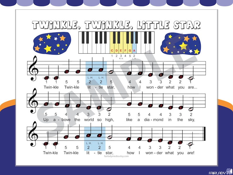 Twinkle Twinkle Little Star Easy Beginner Piano Sheet For Kids twinkle-twinkle-little-star-easy-beginner-piano-sheet-for-kids
