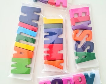 Letter Crayons - Lettons