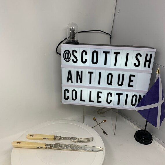 Sterling Silver Wedding Cake Knife and Fork Set With Hallmarks Etsy UK